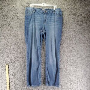J.Jill Jeans Womens Size 16 Blue Straight Leg Classic Denim Style